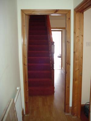 Clean Hallway with Laminate Floor for Easy Cleaning