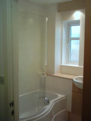 Bathroom with Overbath Shower